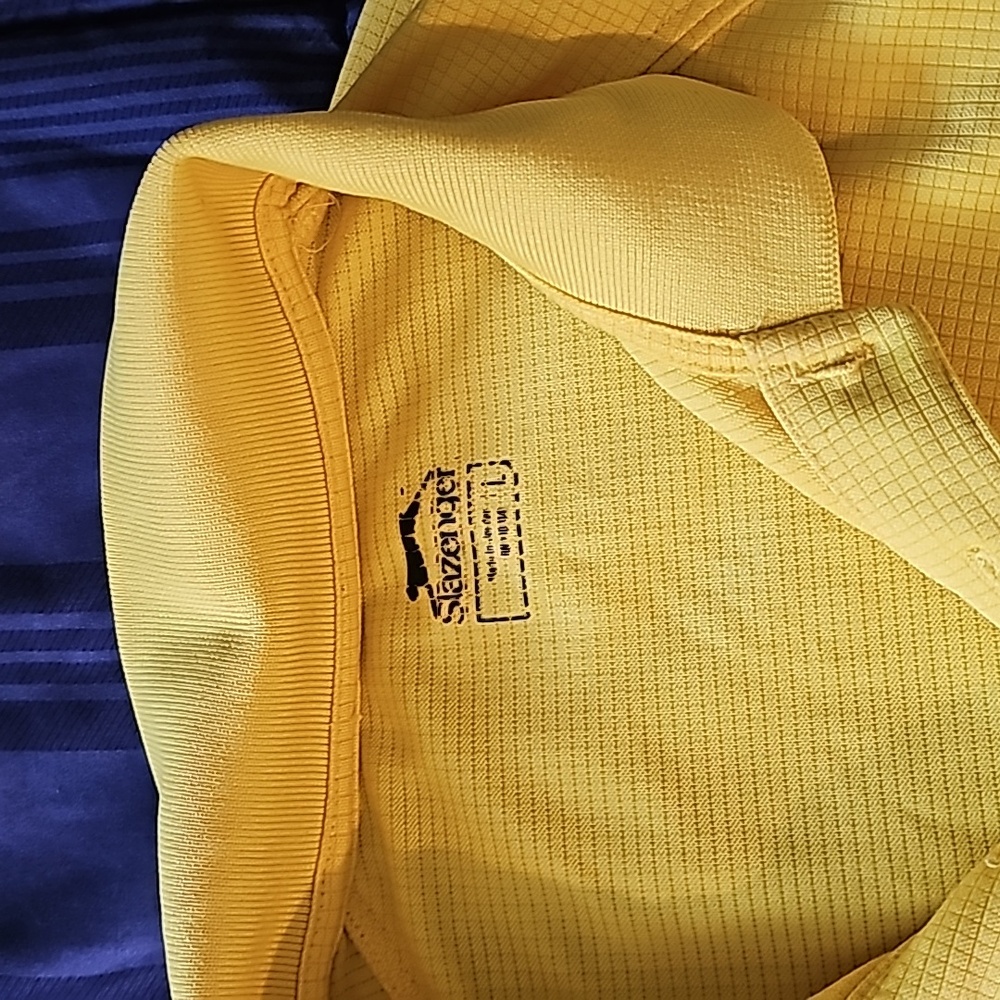 SLAZENGER shirt - classic yellow polo